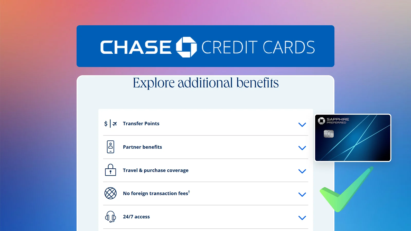 Chase website page