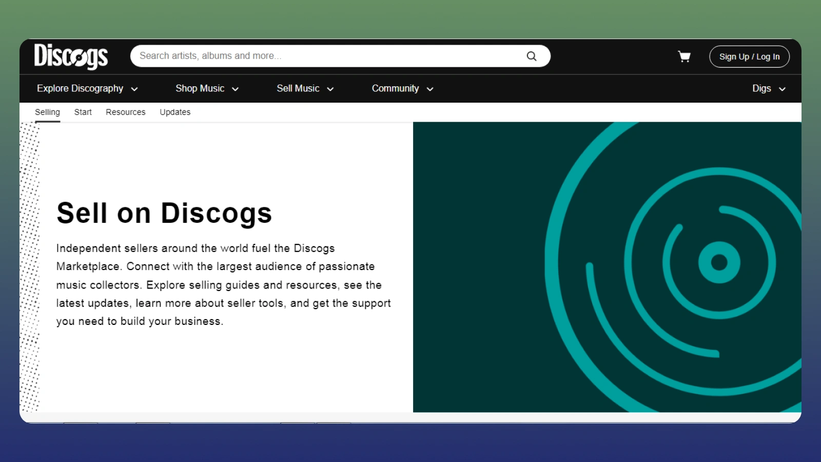 Discogs-Website