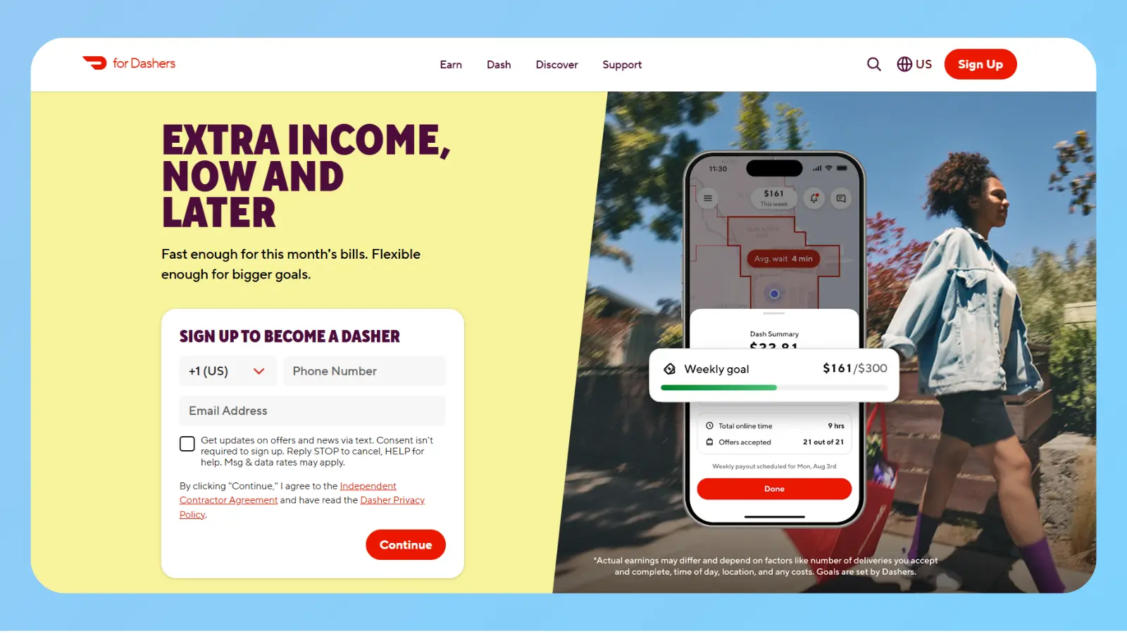 Doordash website