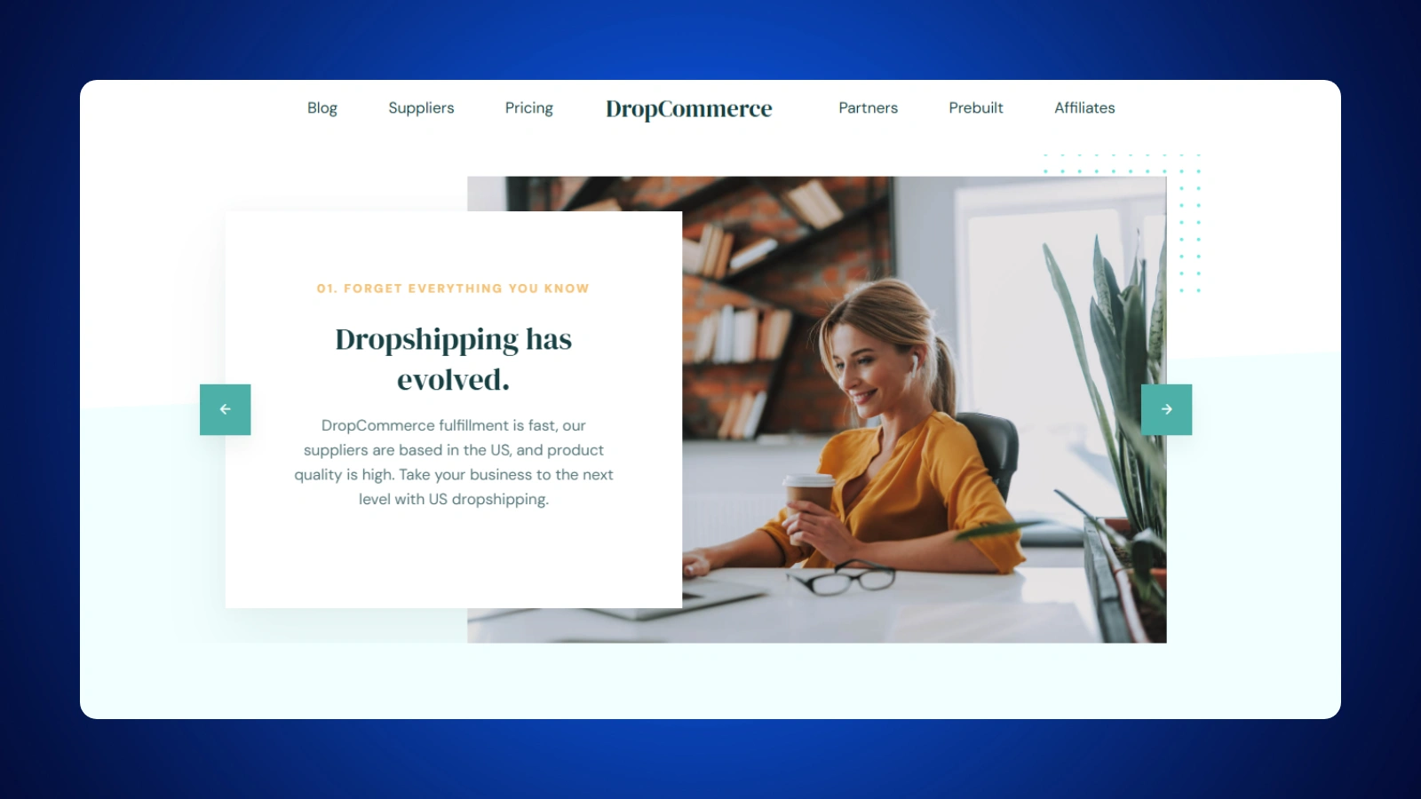 DropCommerce website or platform