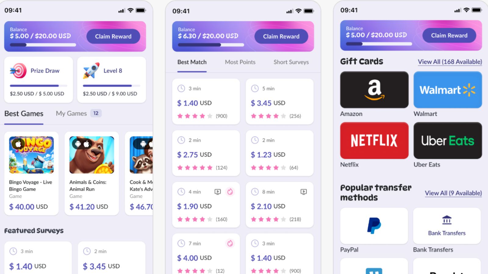 Earnstar app view