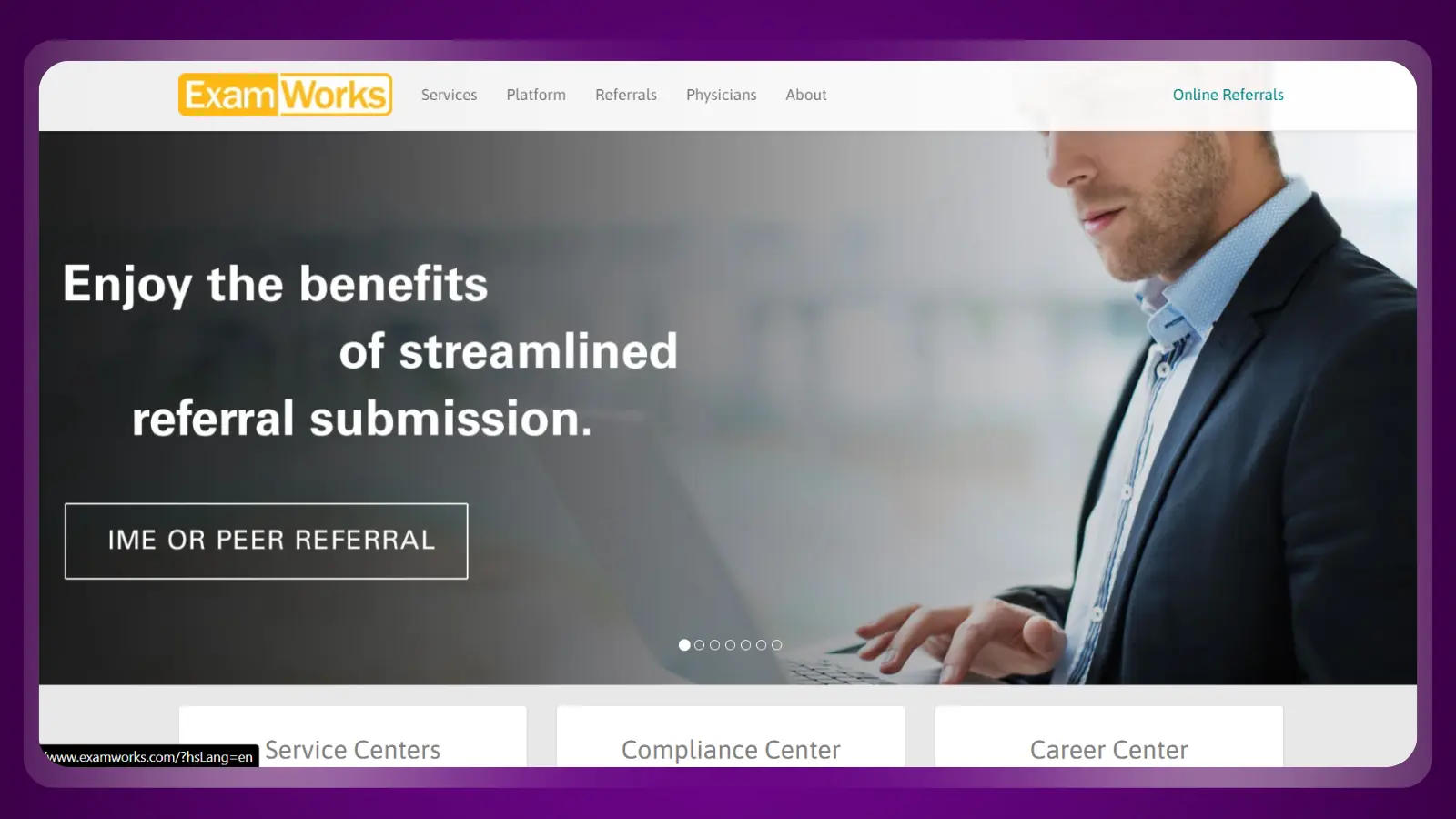 examworks website