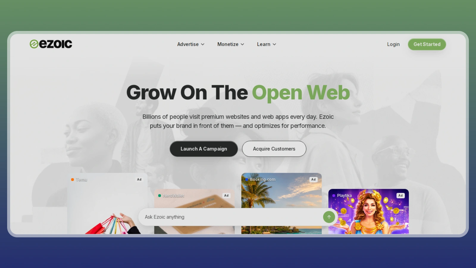 Página web de Ezoic