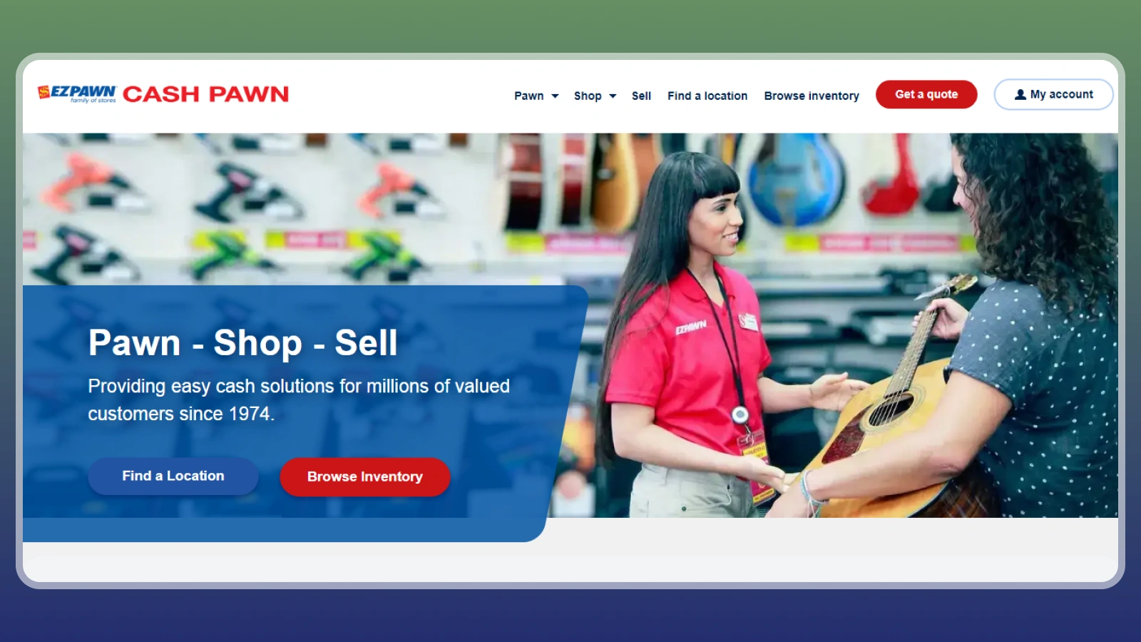 EZPAWN website
