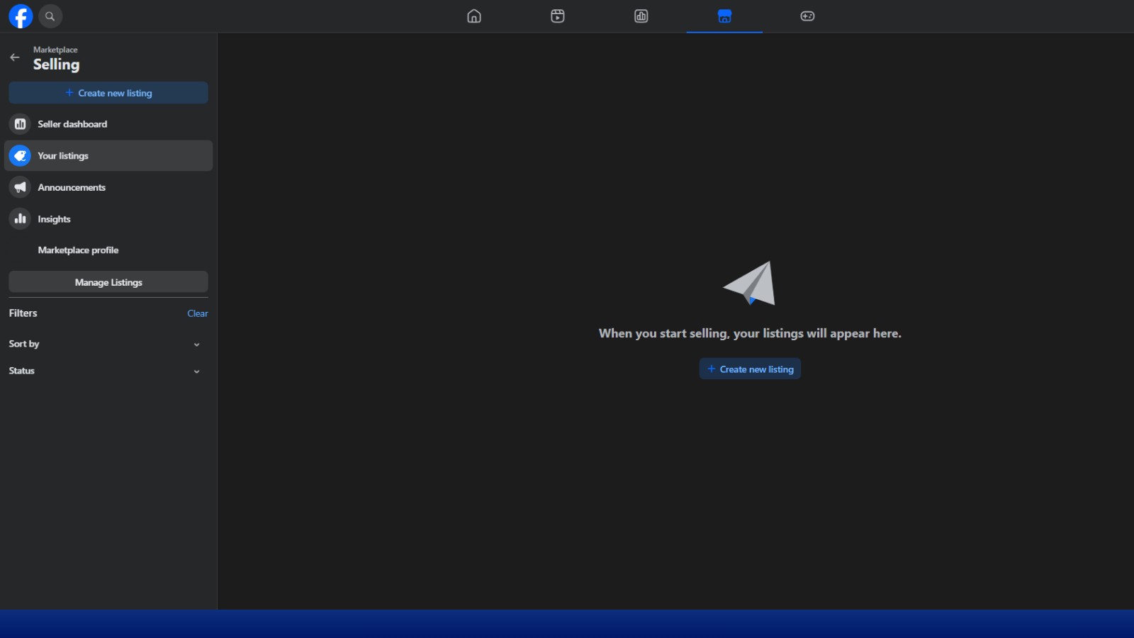 Facebook website