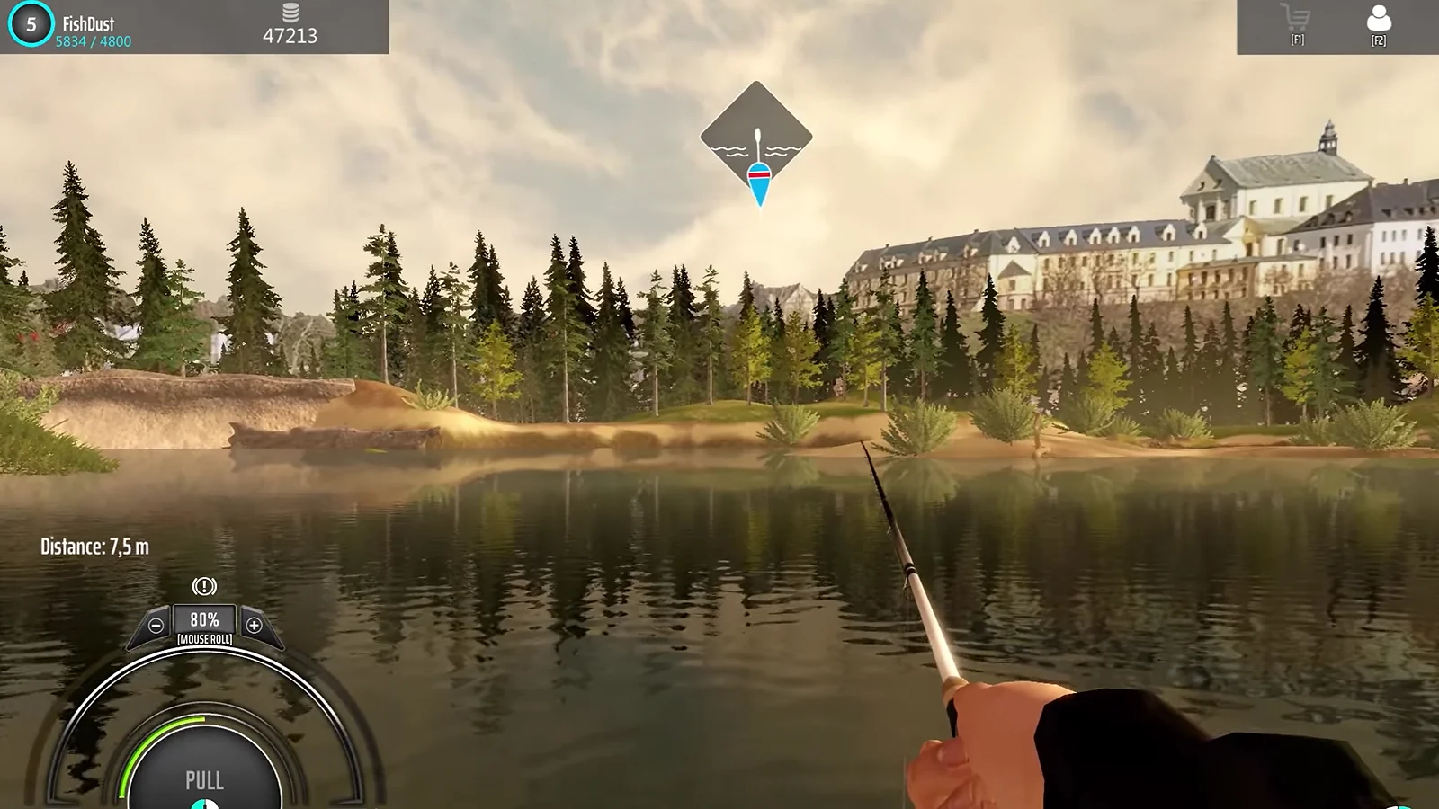 Aventura de pesca - O clássico simulador de pesca casual e cheio de ação
