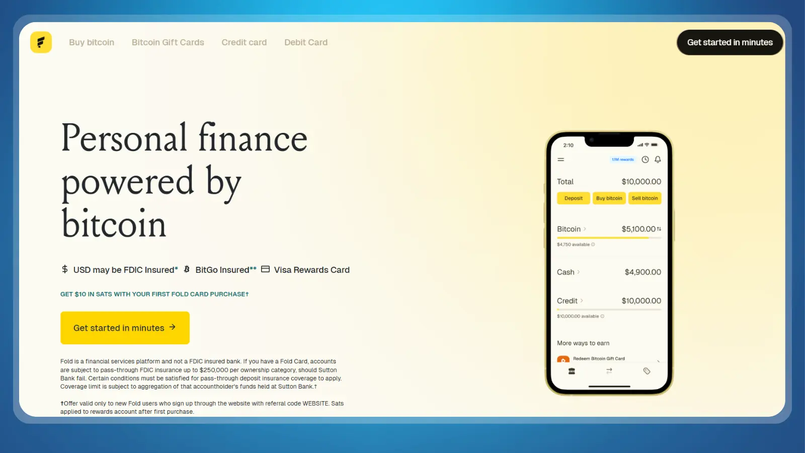 Página web de Fold