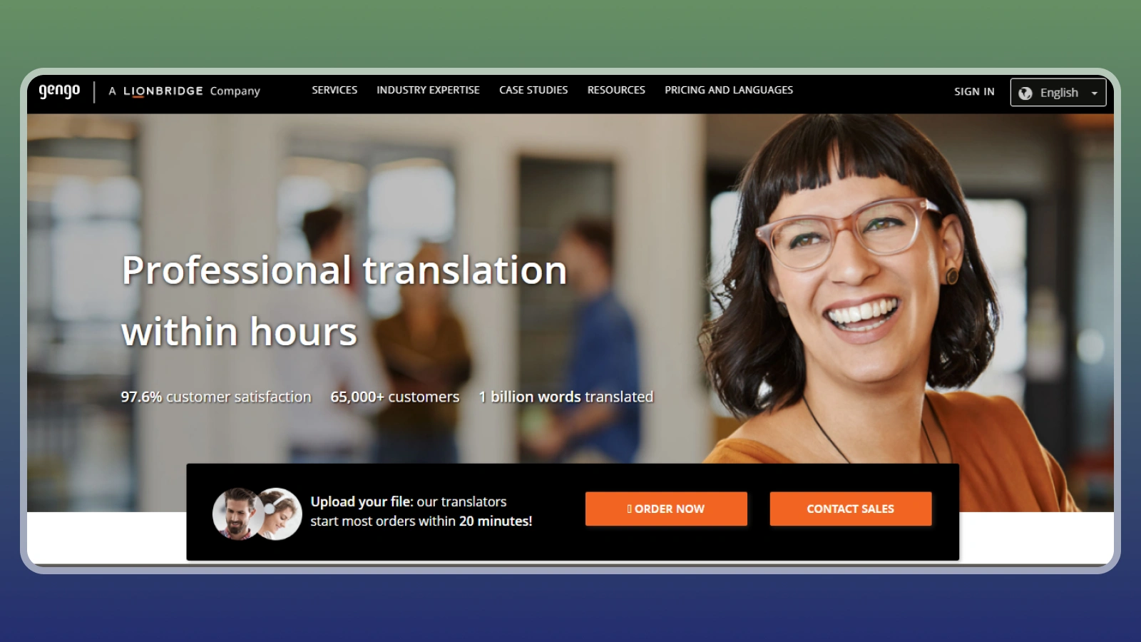 Gengo website