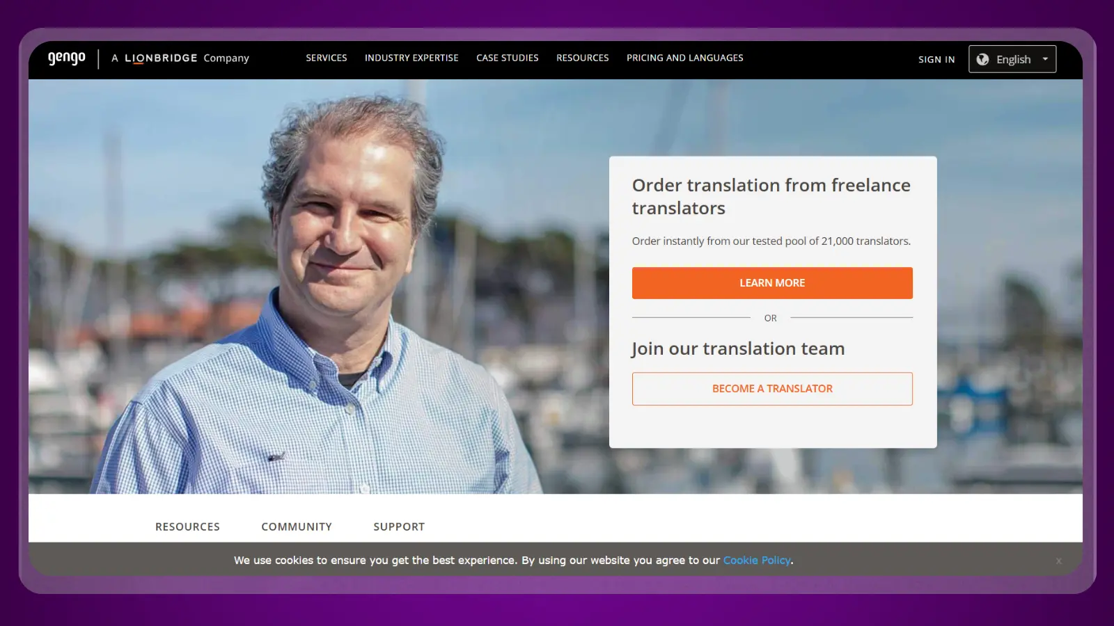 gengo website