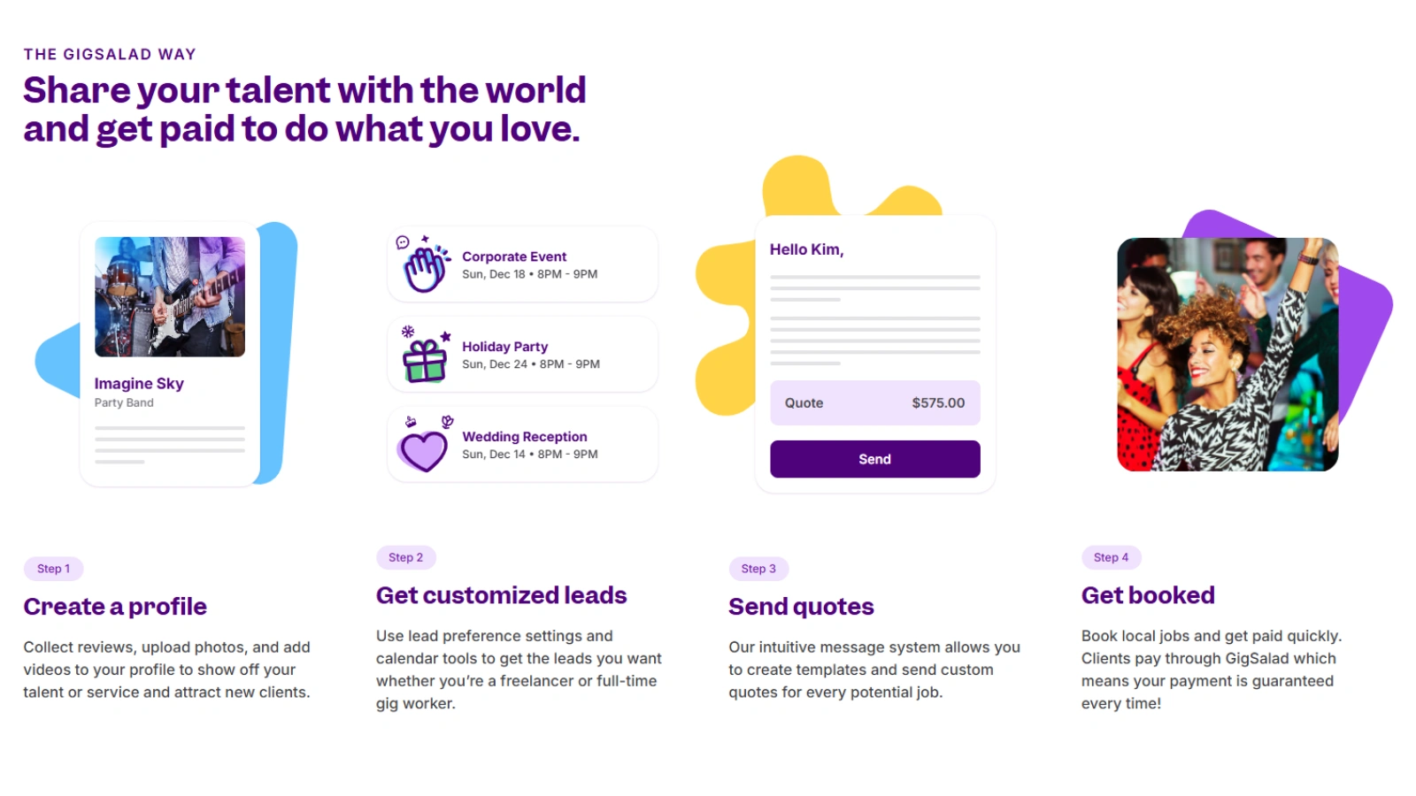GigSalad website