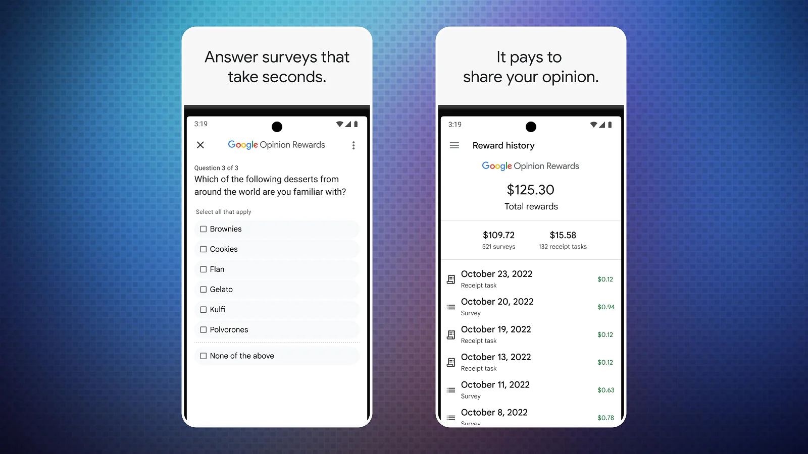 google opinion rewards