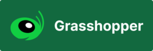 Grasshopper logo and text