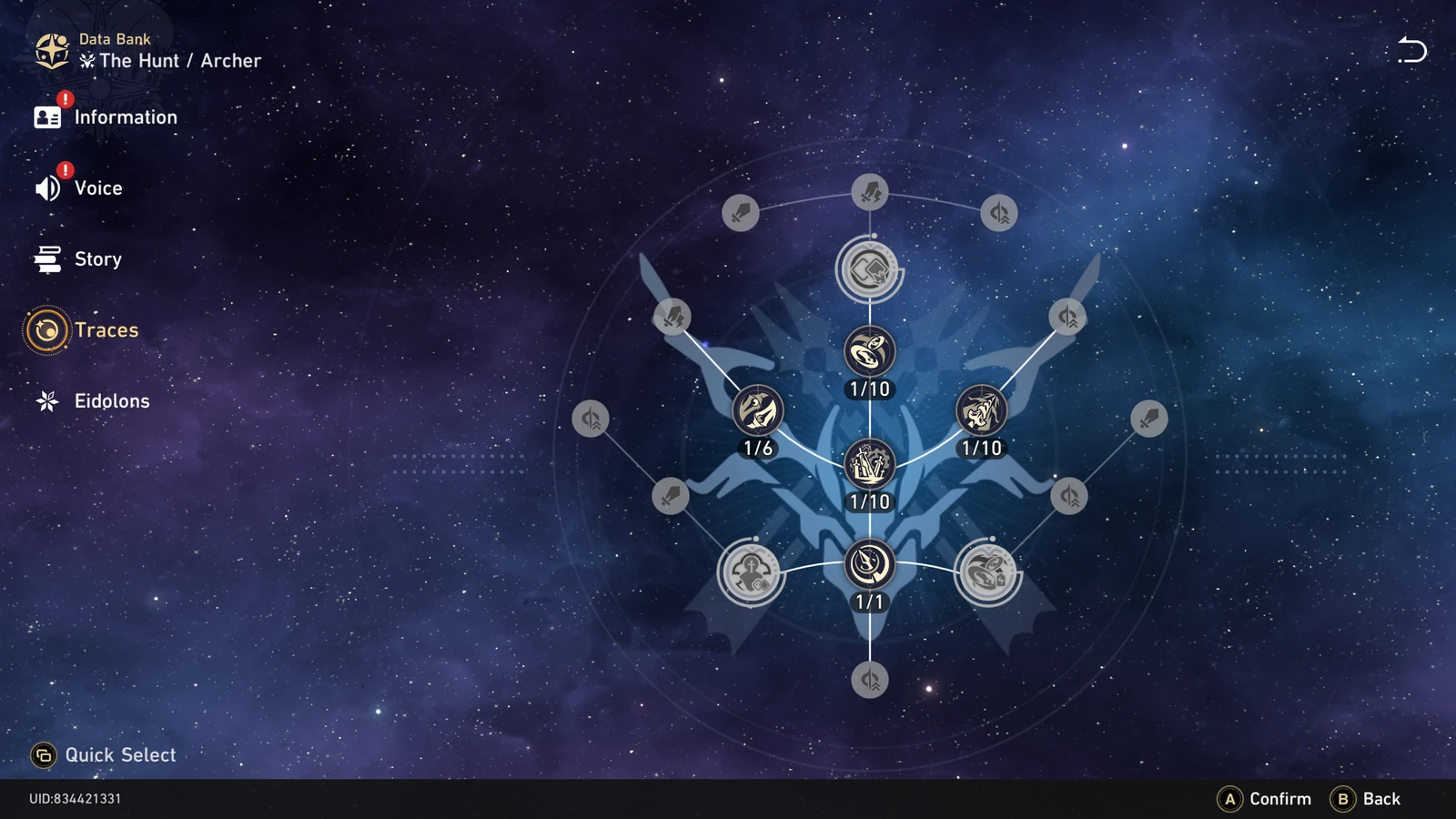Archer's Trace tree in Honkai Star Rail