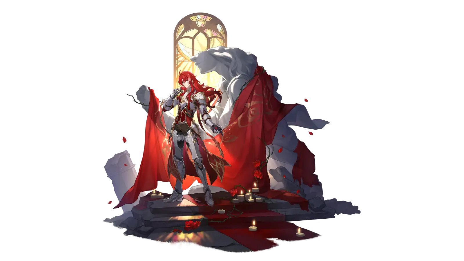 Argenti's official character art from Honkai Star Rail