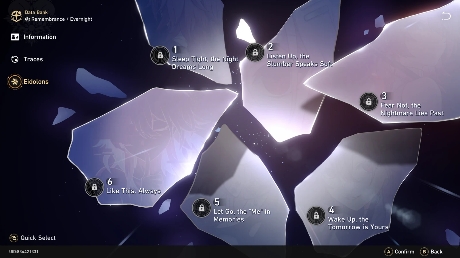 Evernight's Eidolons in Honkai Star Rail