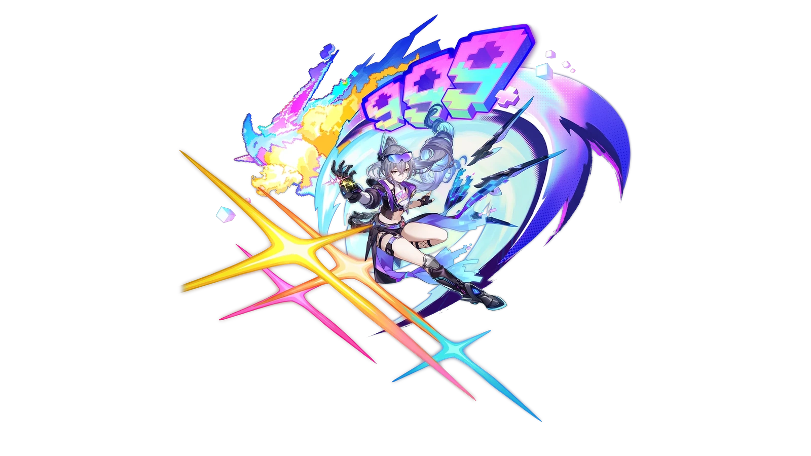 Official character art for Silver Wolf Lv 999 in Honkai Star Rail