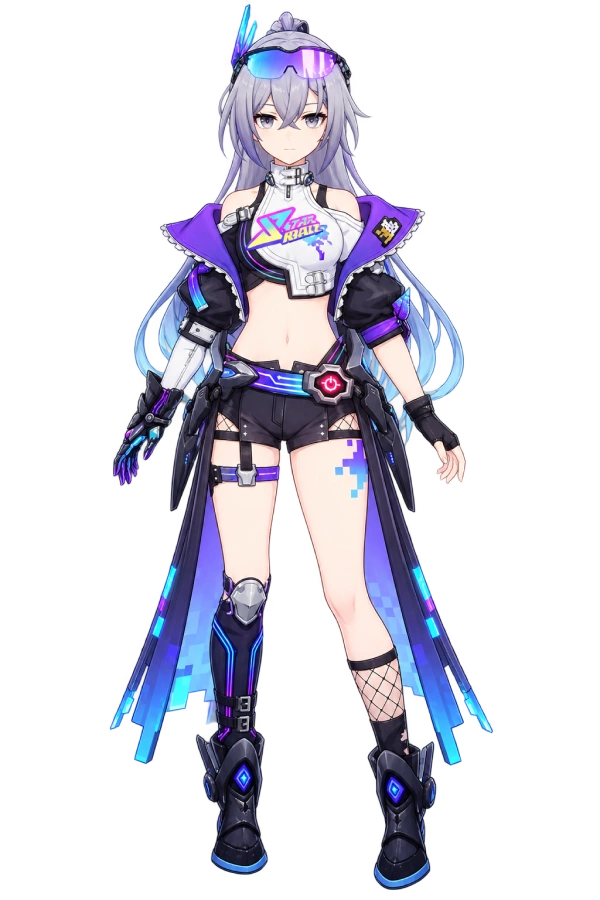 Silver Wolf Lv 999's official character portrait for Honkai Star Rail