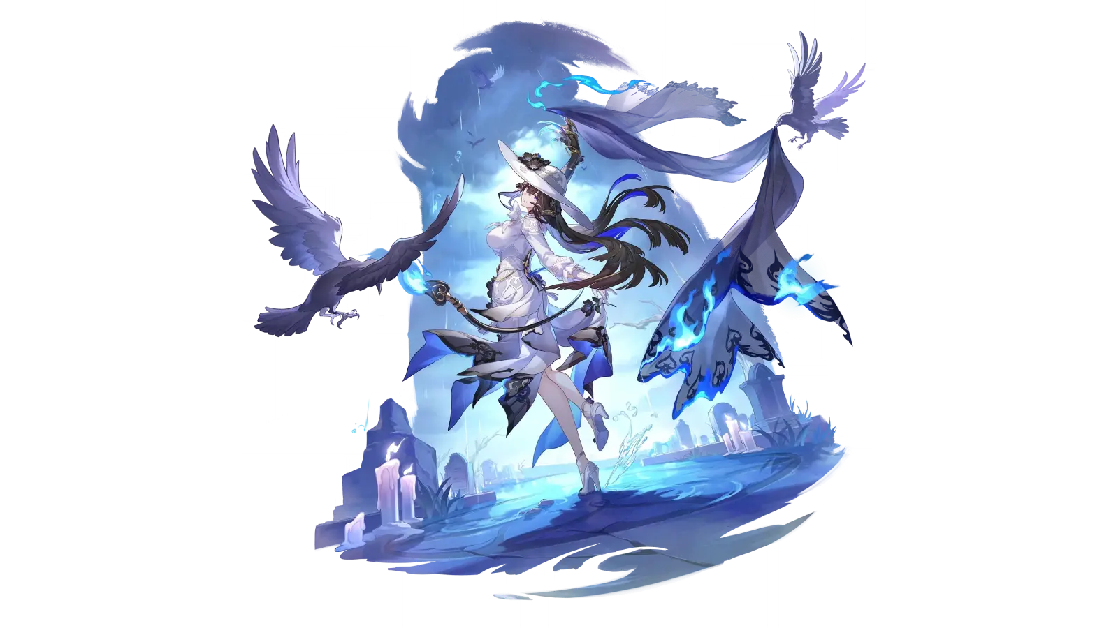 The Dahlia's official character art from Honkai Star Rail