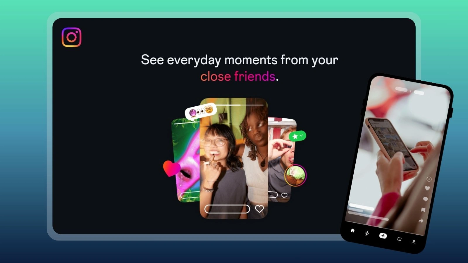 Instagram website homepage