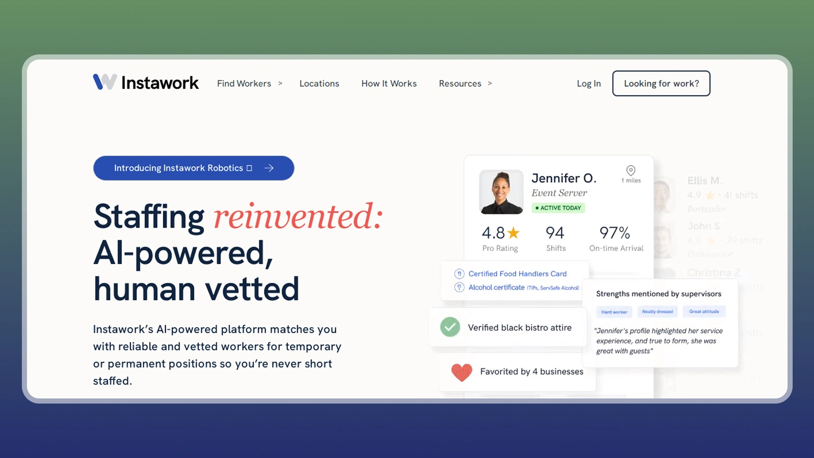 website Instawork