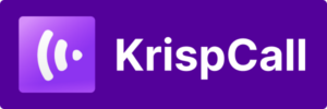 KrispCall logo and text
