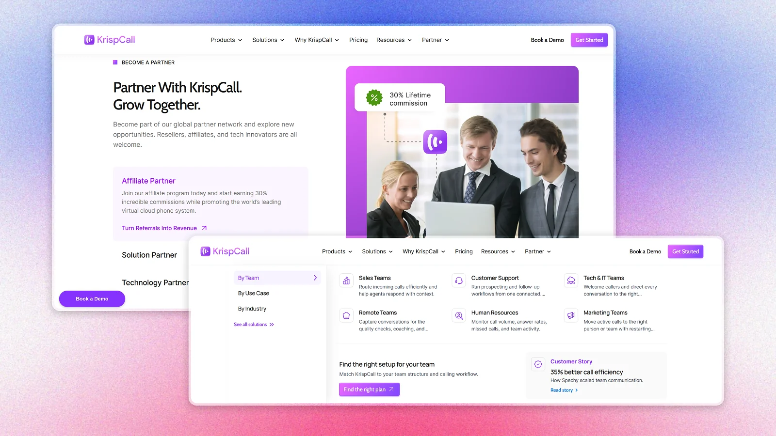 Krispcall website