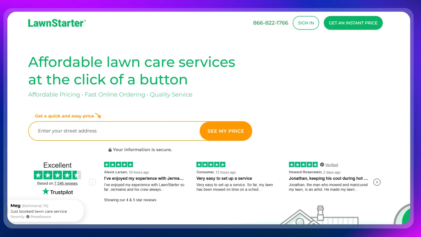 lawnstarter website