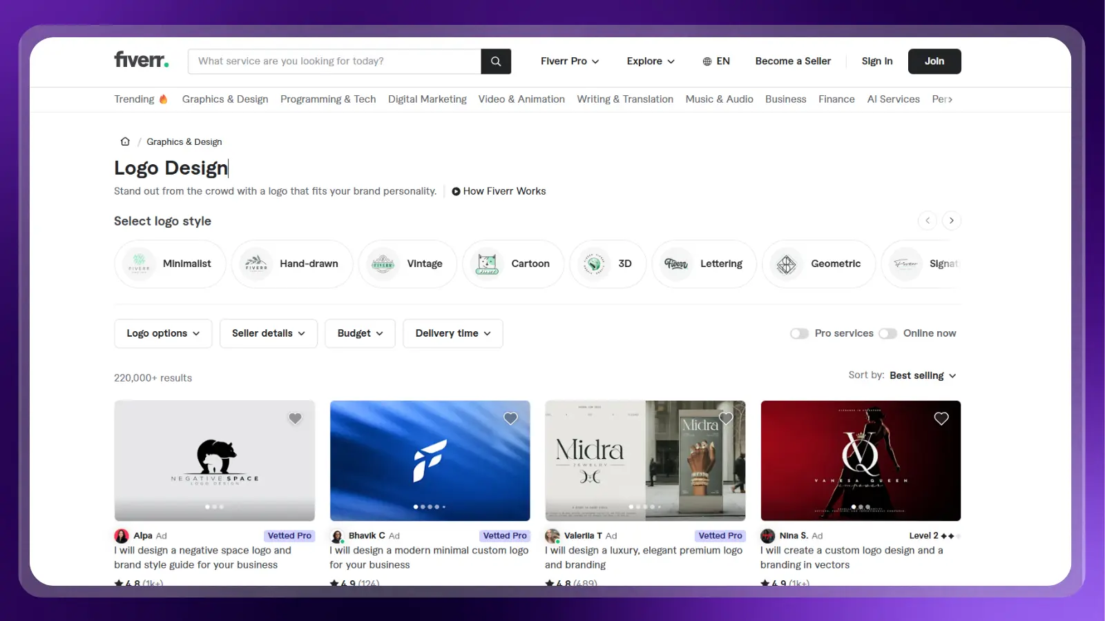 fiverr website