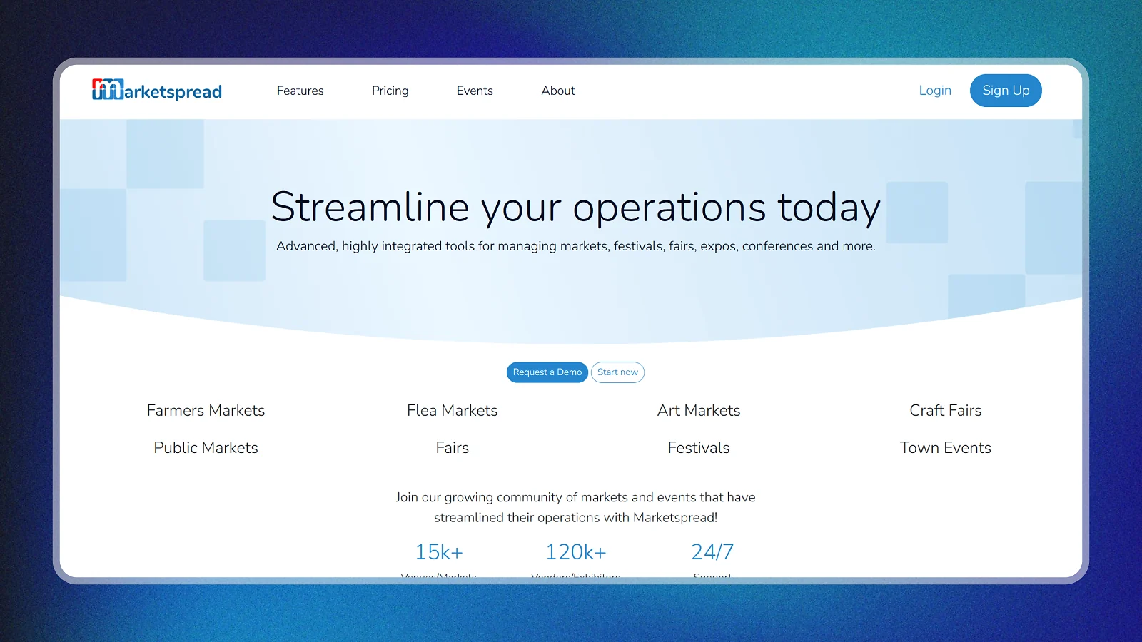 Marketspread vendor marketplace