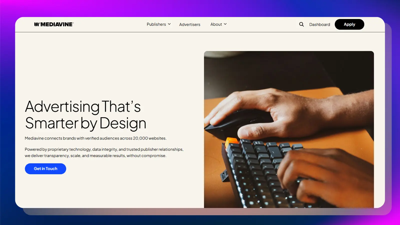 Mediavine website