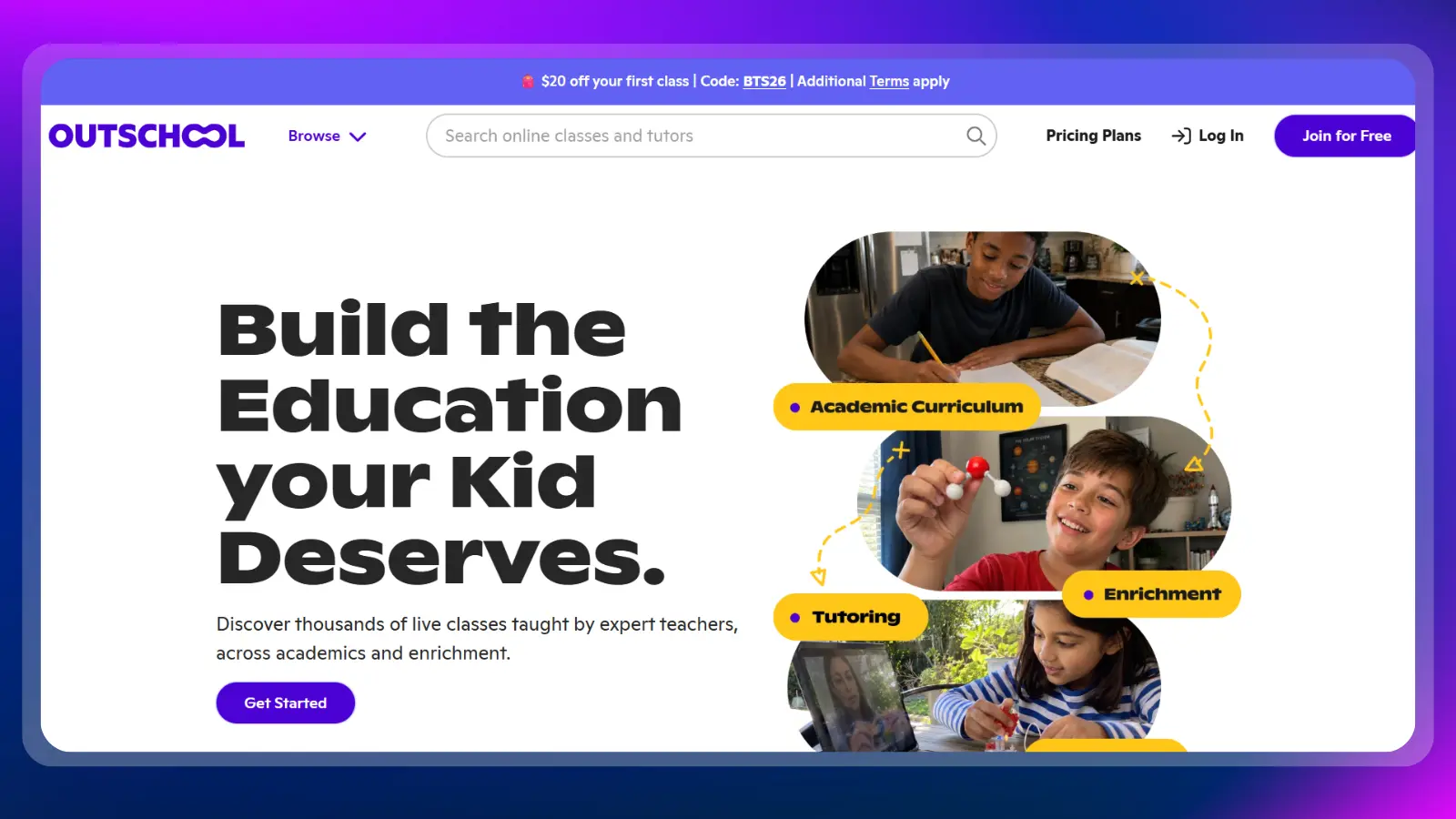 página web de Outschool