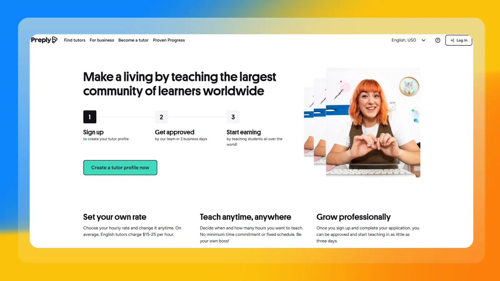 Preply home page
