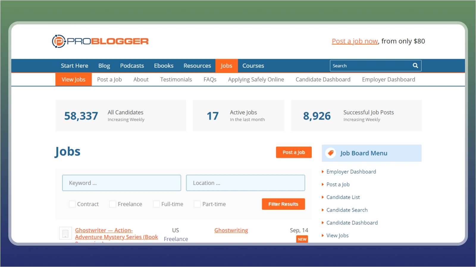 ProBlogger website