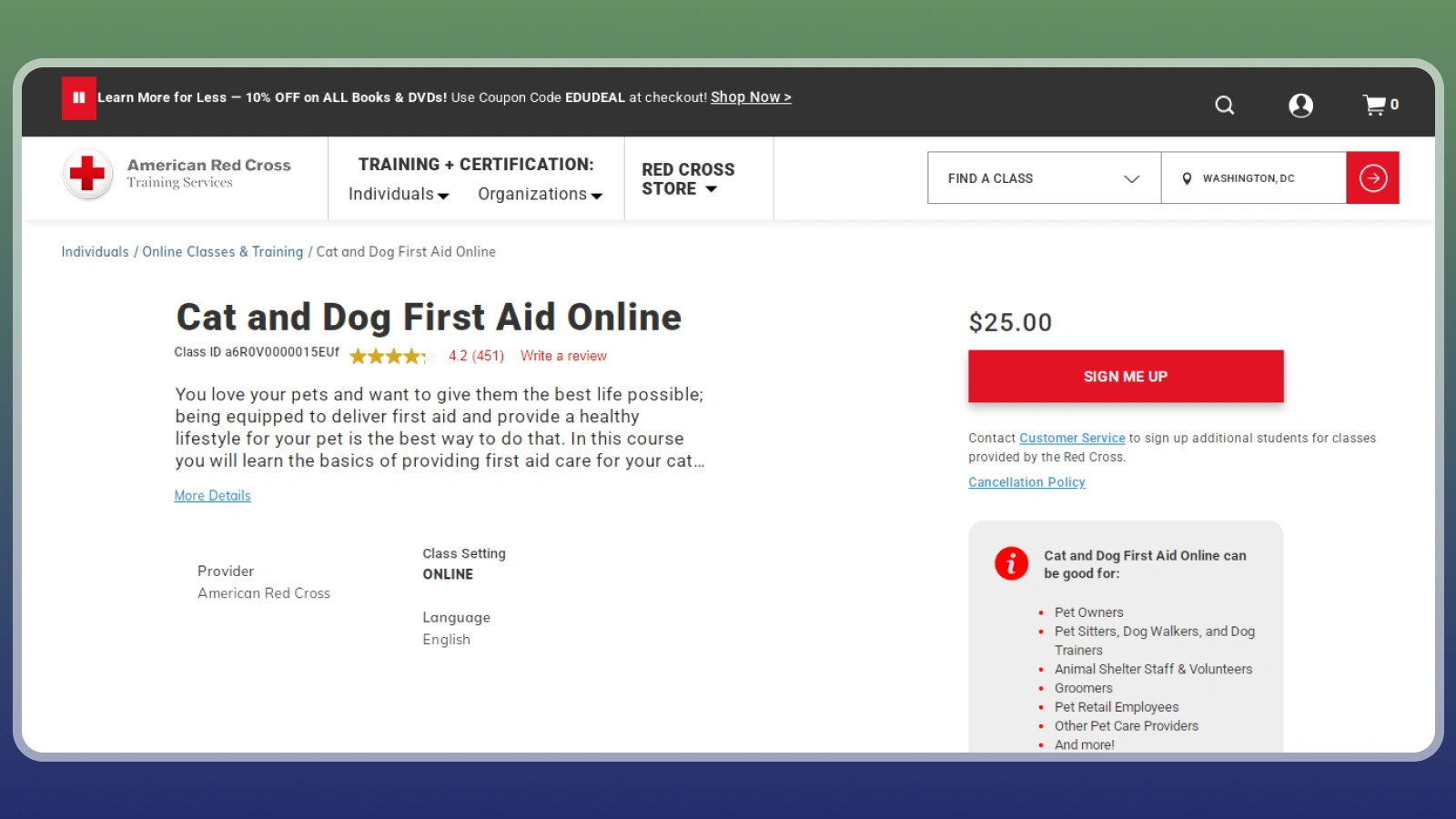 redcross website