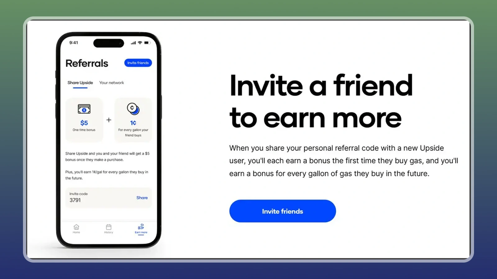 Upside website