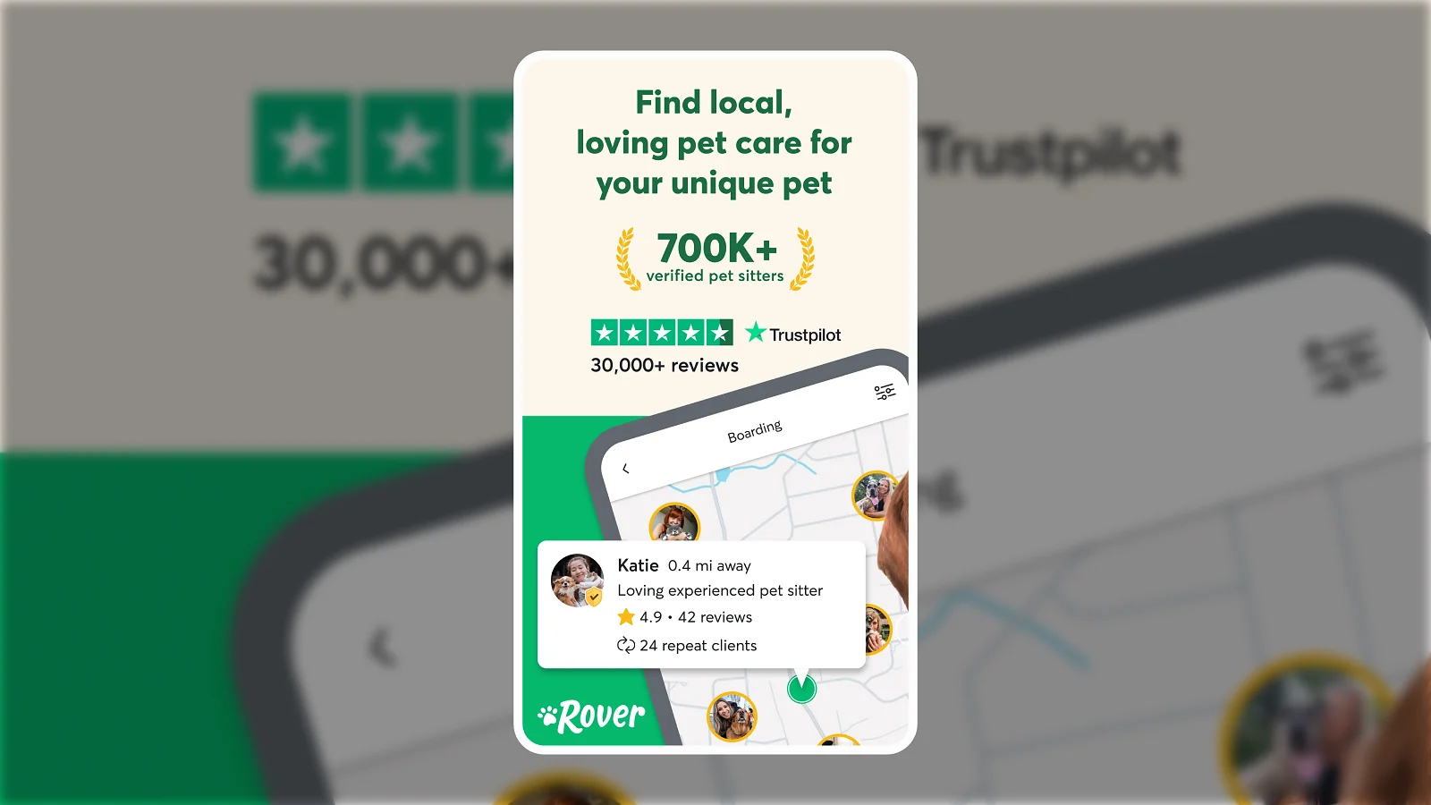 Rover app interface