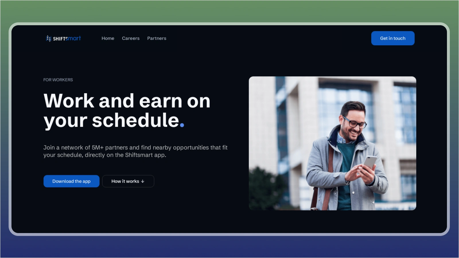 Shiftsmart partner app