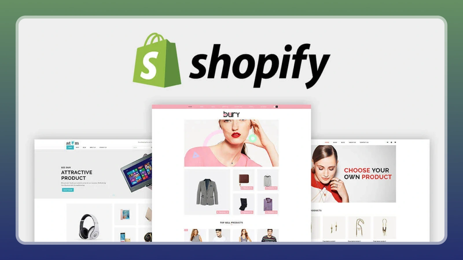 Shopify website
