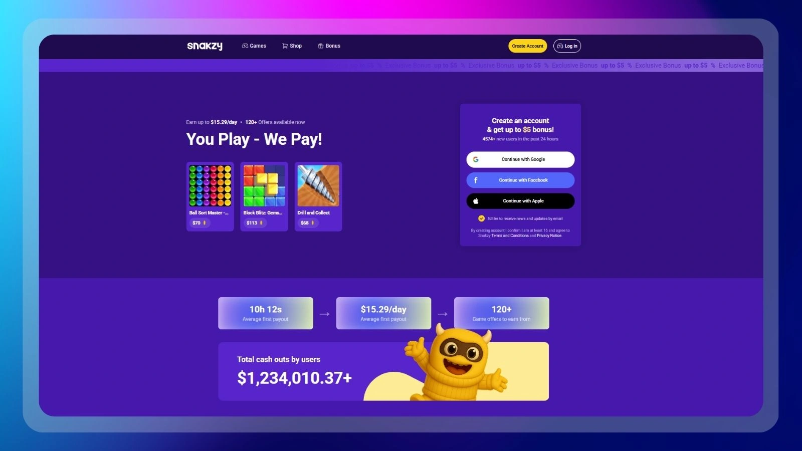 snakzy website
