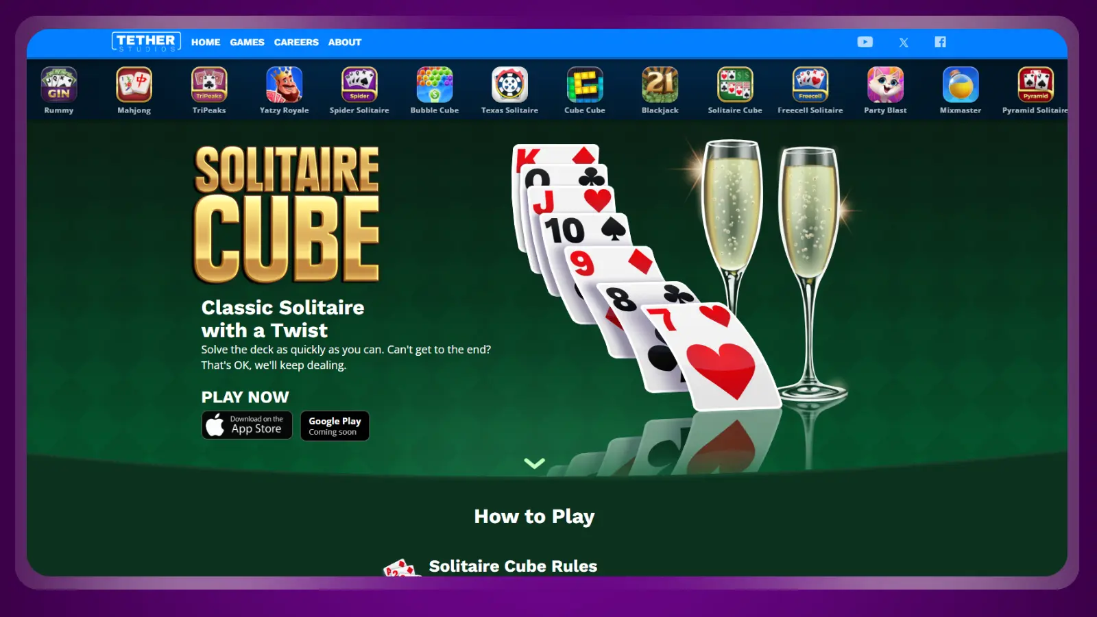 solitairecube website