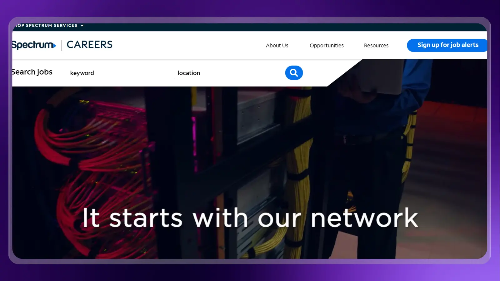 spectrum website