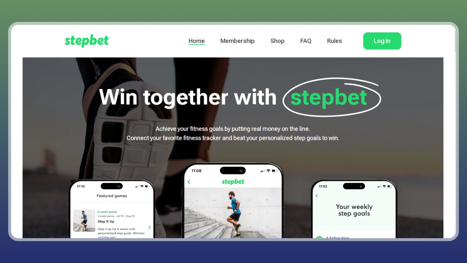 StepBet website