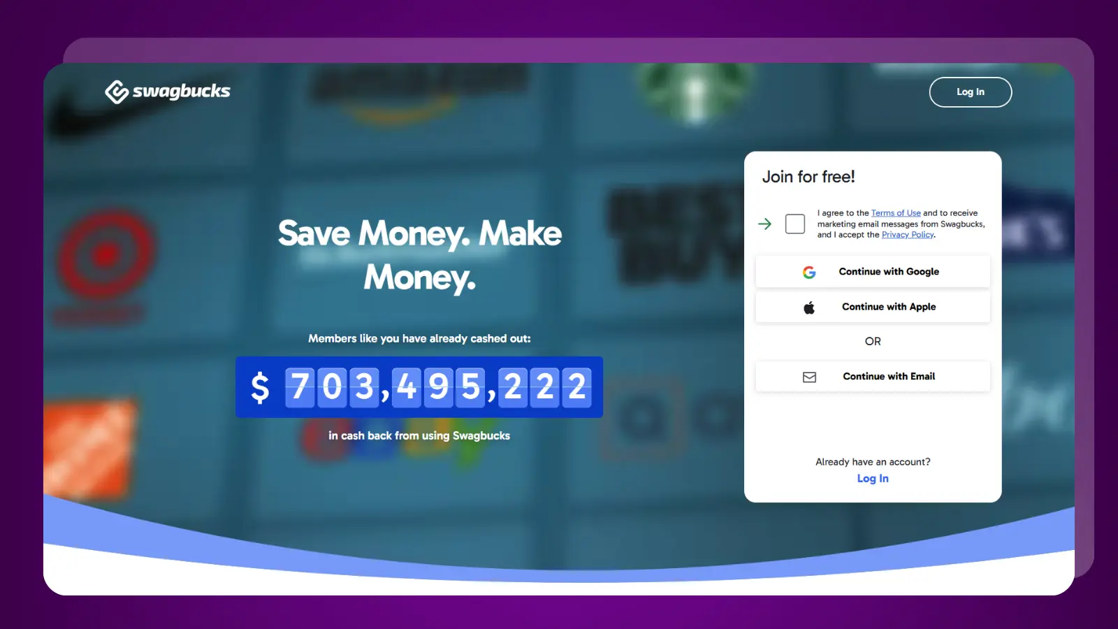 Swagbucks website