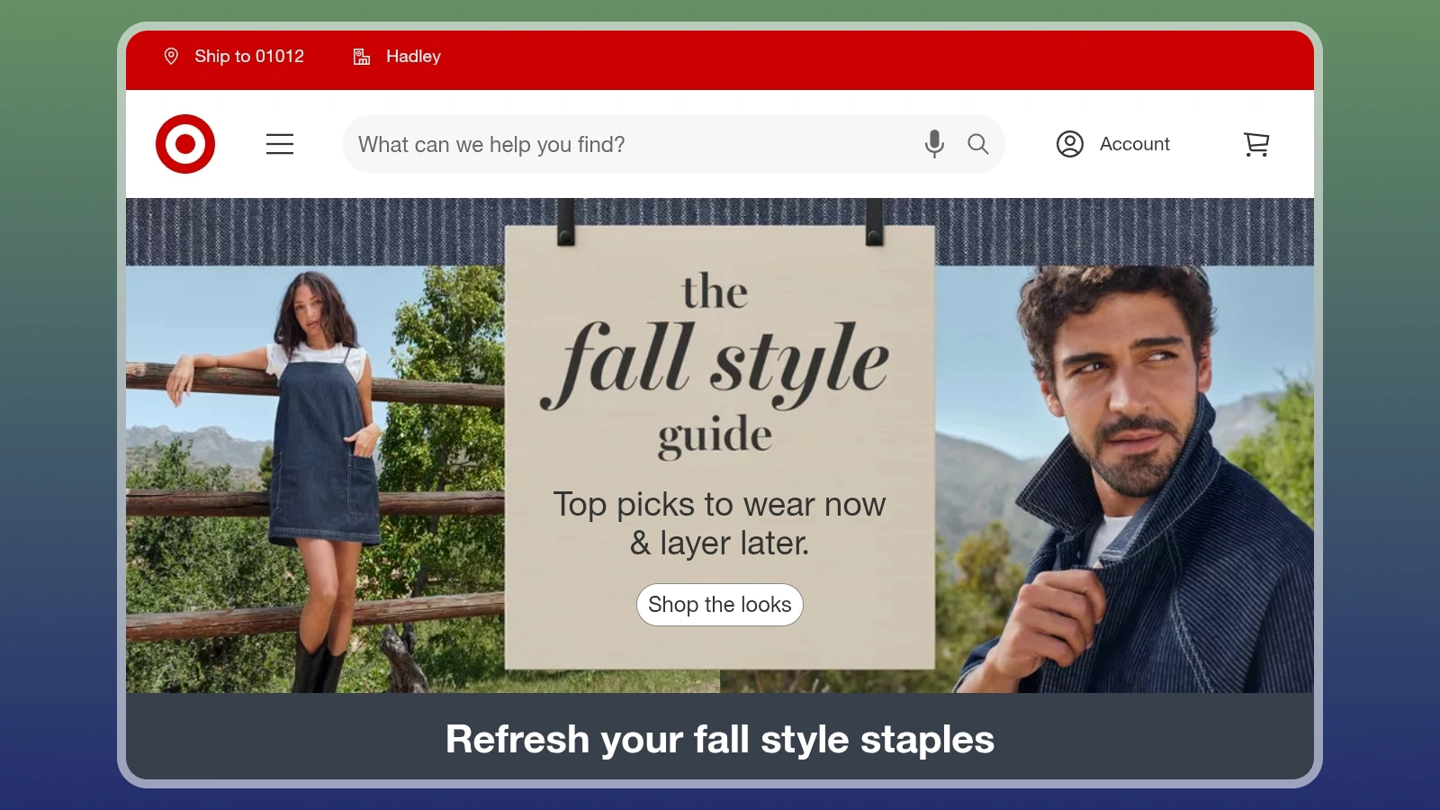 Target website