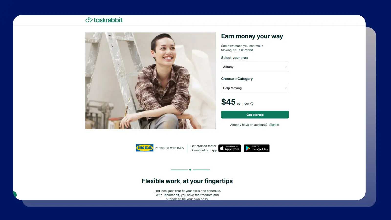 taskrabbit website