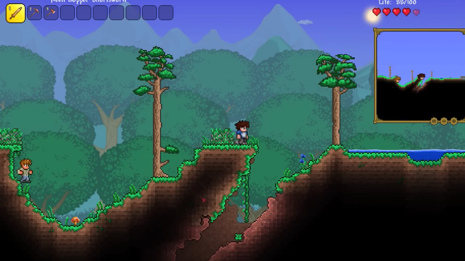 A melhor aventura PvE em mundo aberto 2D