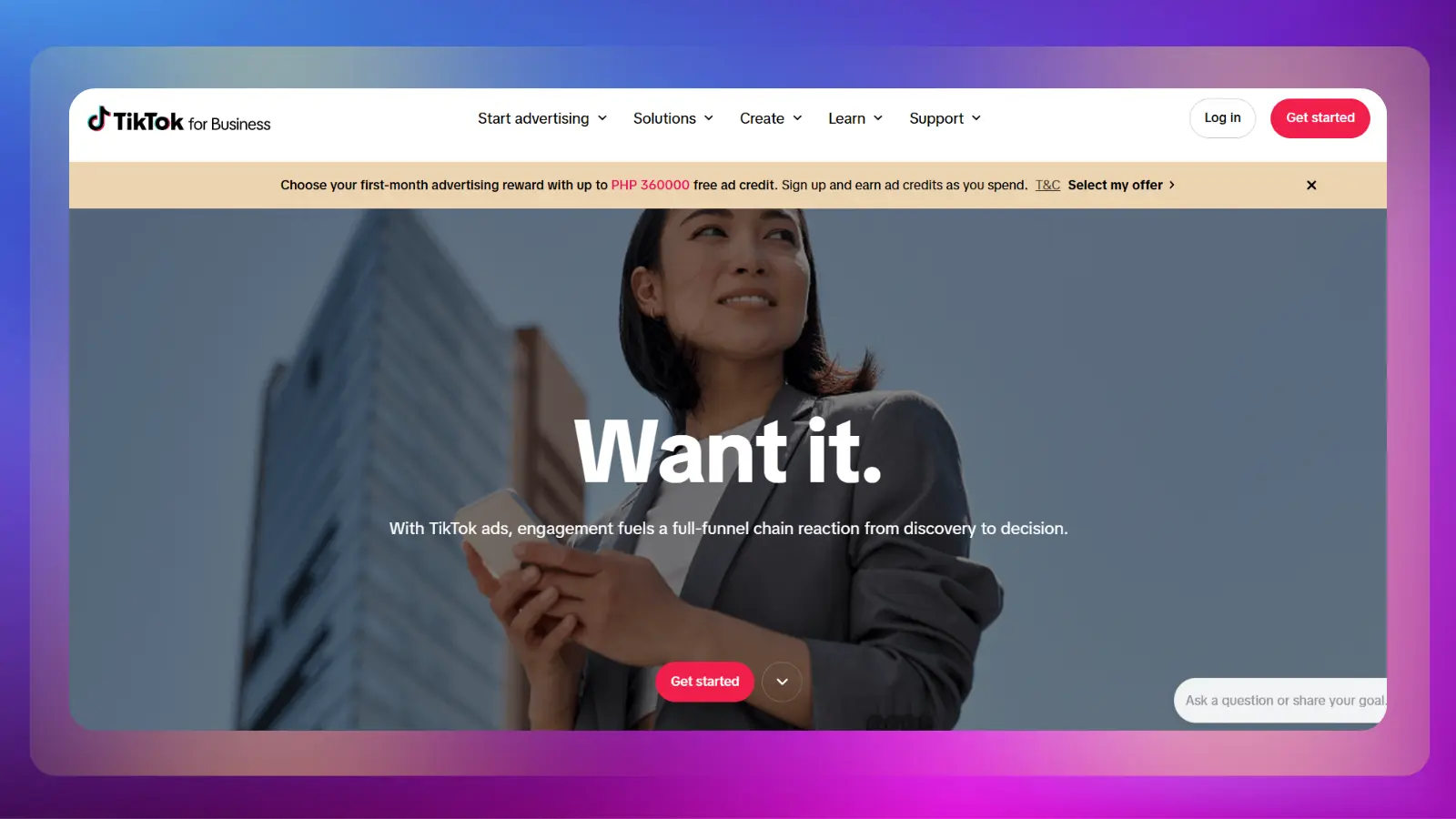 Página web de presentación en la que aparecen expertos y creadores que ofrecen asesoramiento personalizado