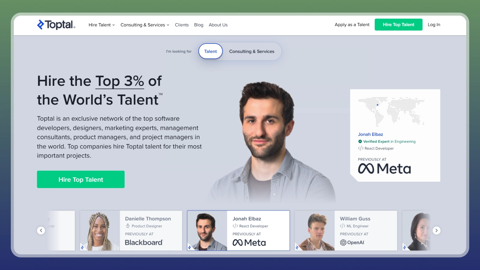 Toptal website