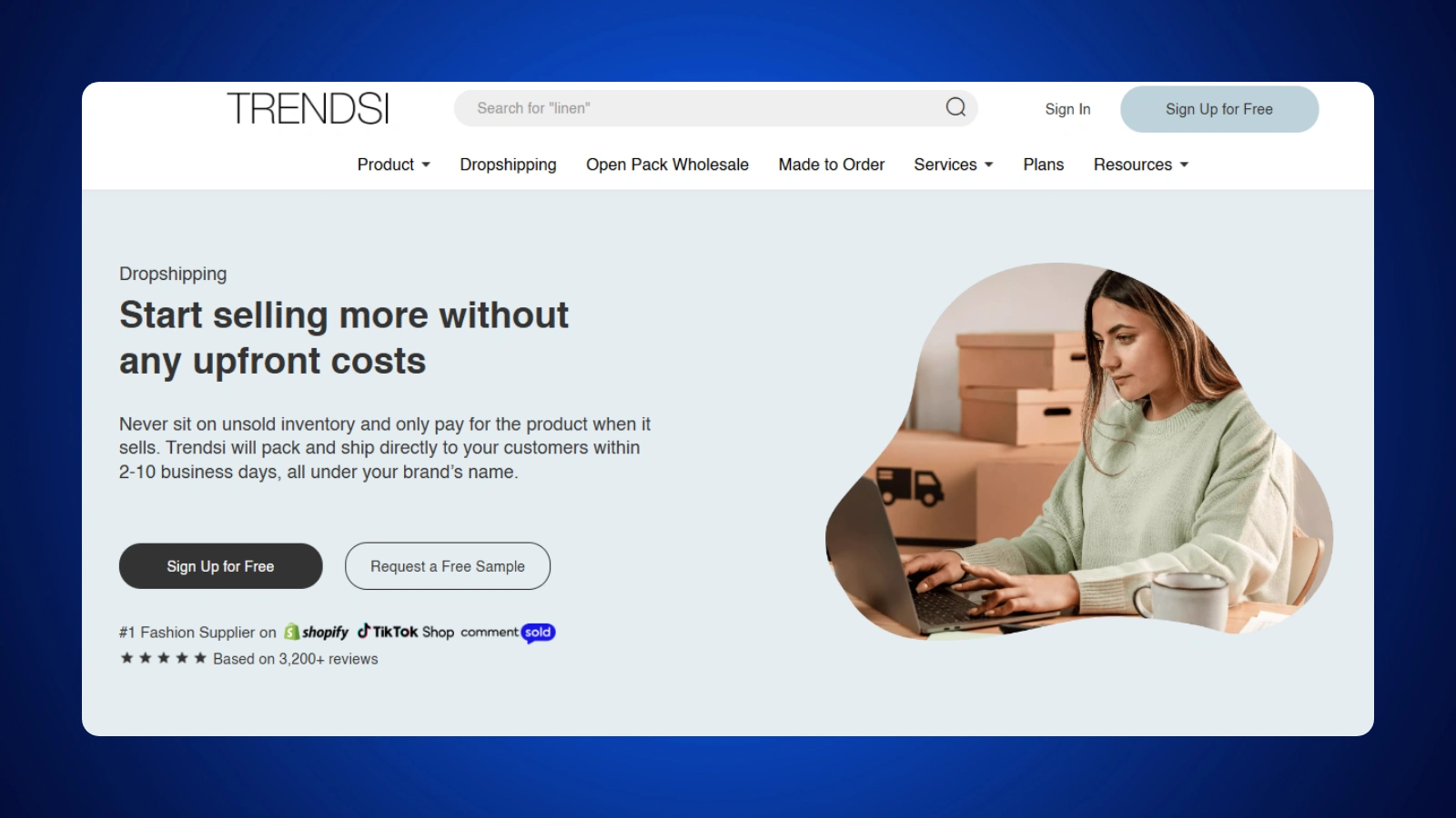 Trendsi website or platform