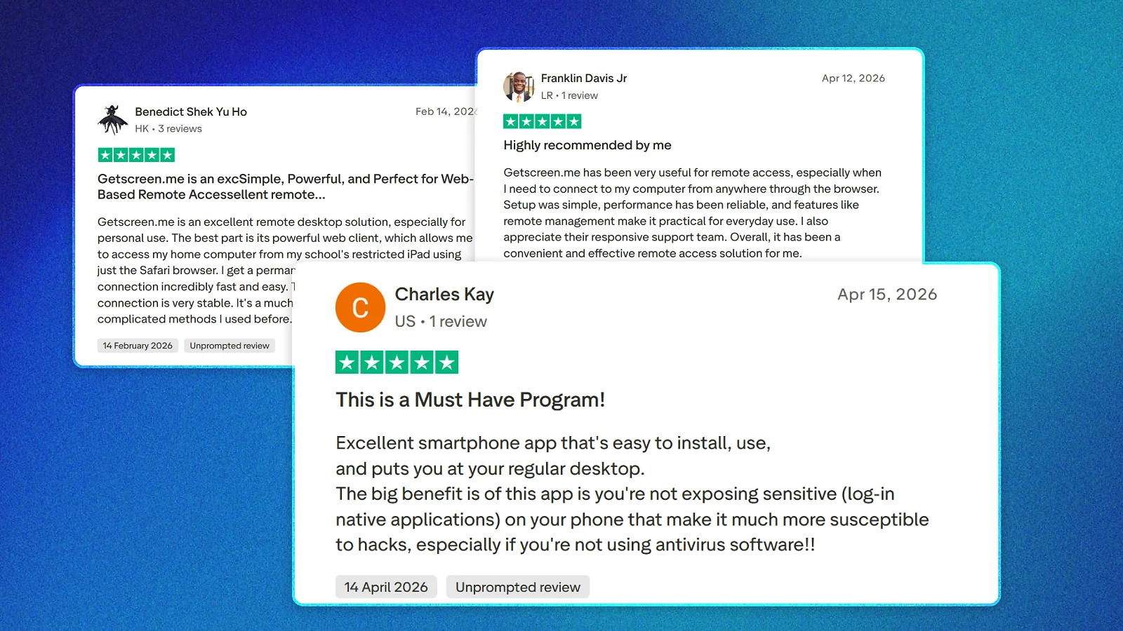 trustpilot reviews is getscreen legit